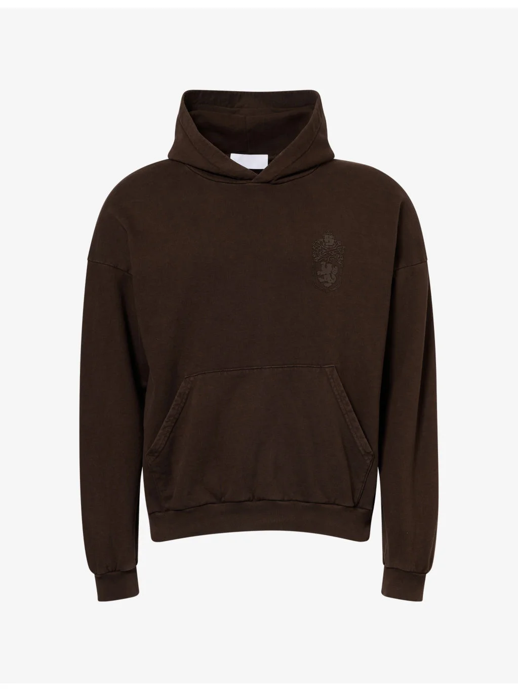 Small Crest Cotton Hoody - 1