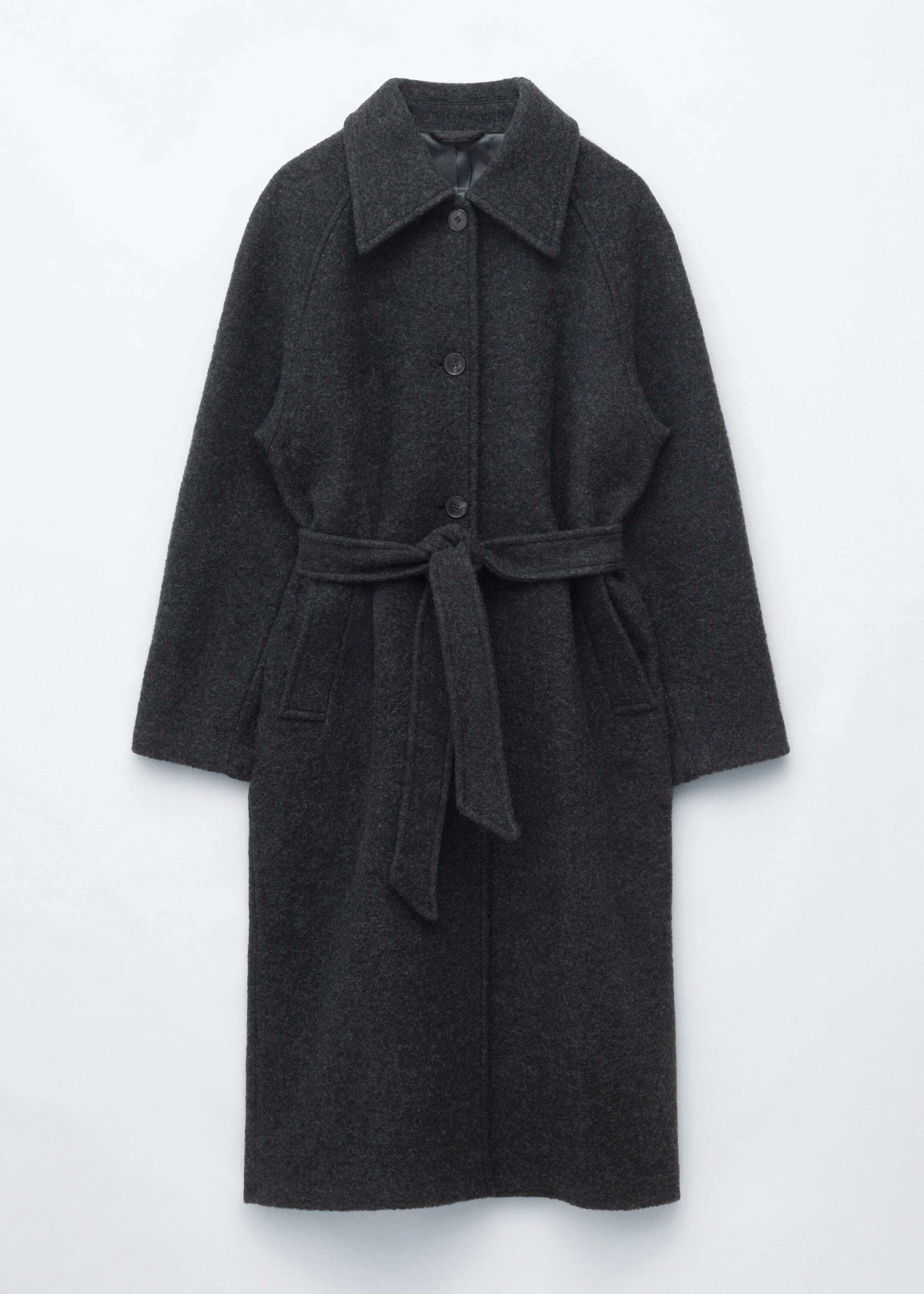 Bouclé Wool Car Coat - 1