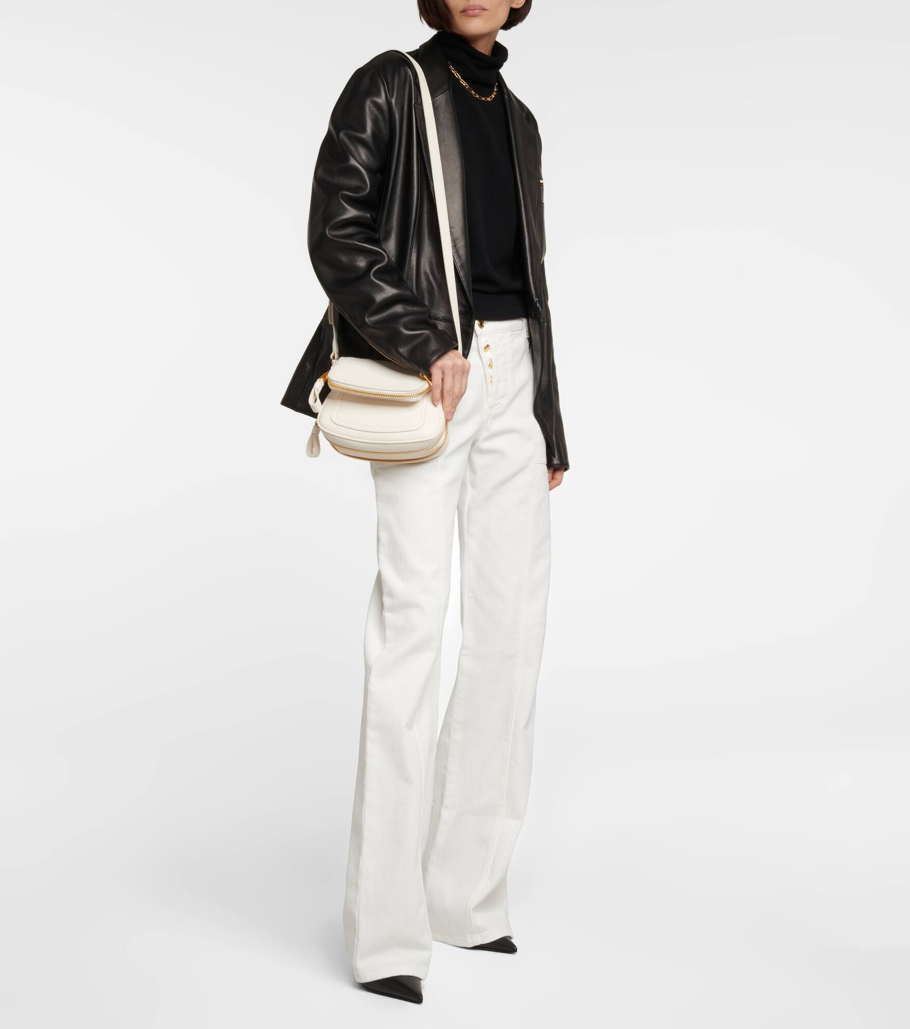 Jennifer Mini leather shoulder bag - 5