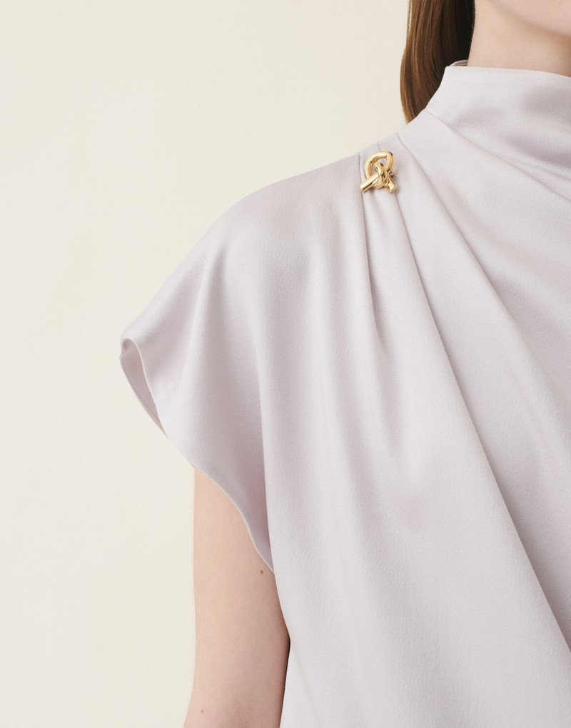 Glossy enver satin top 5