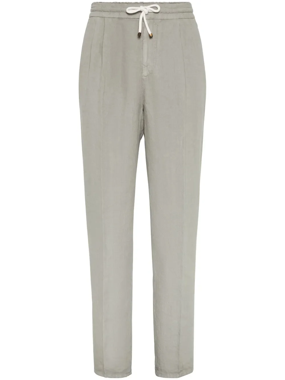 Tapered Trousers With Drawstring - 1