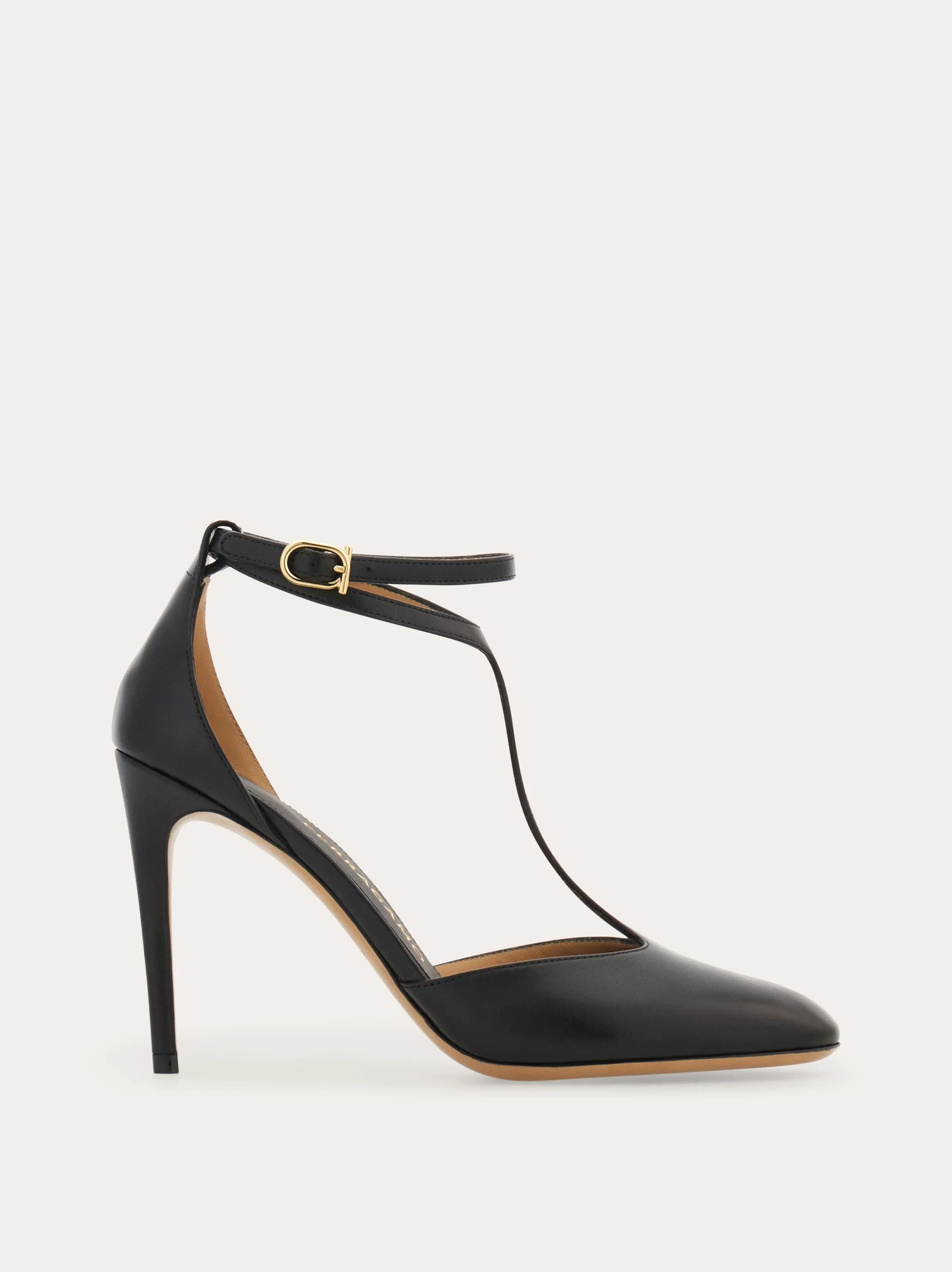 T-strap stiletto pump - 1