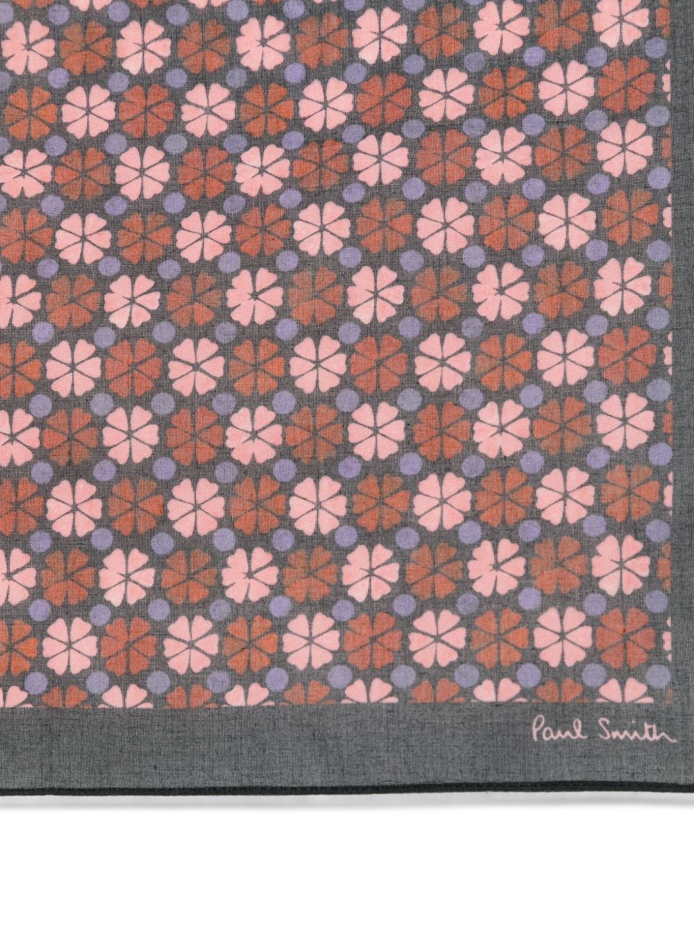 floral-print foulard - 2