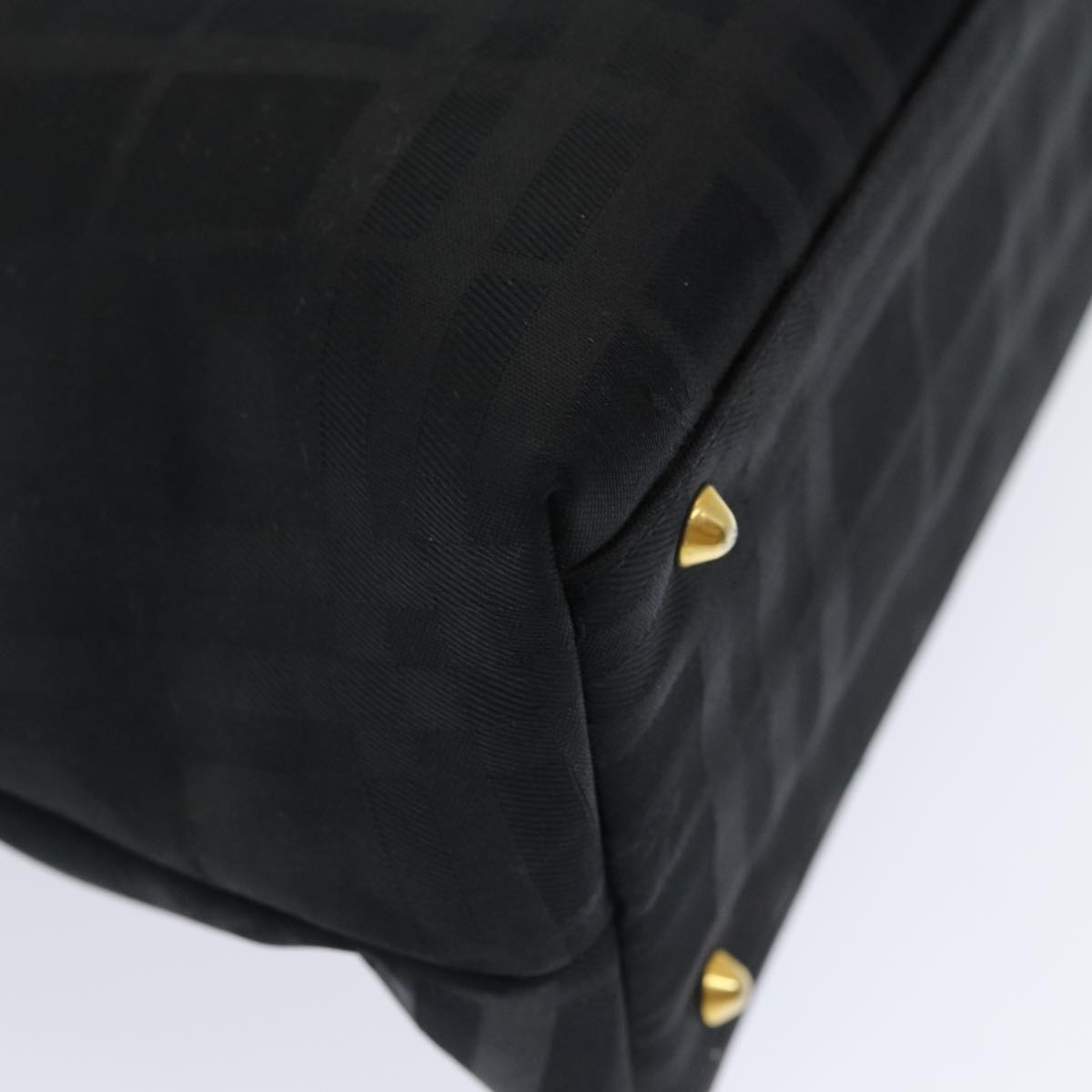Burberry Nova Check Tote Bag Canvas Leather Black - 16