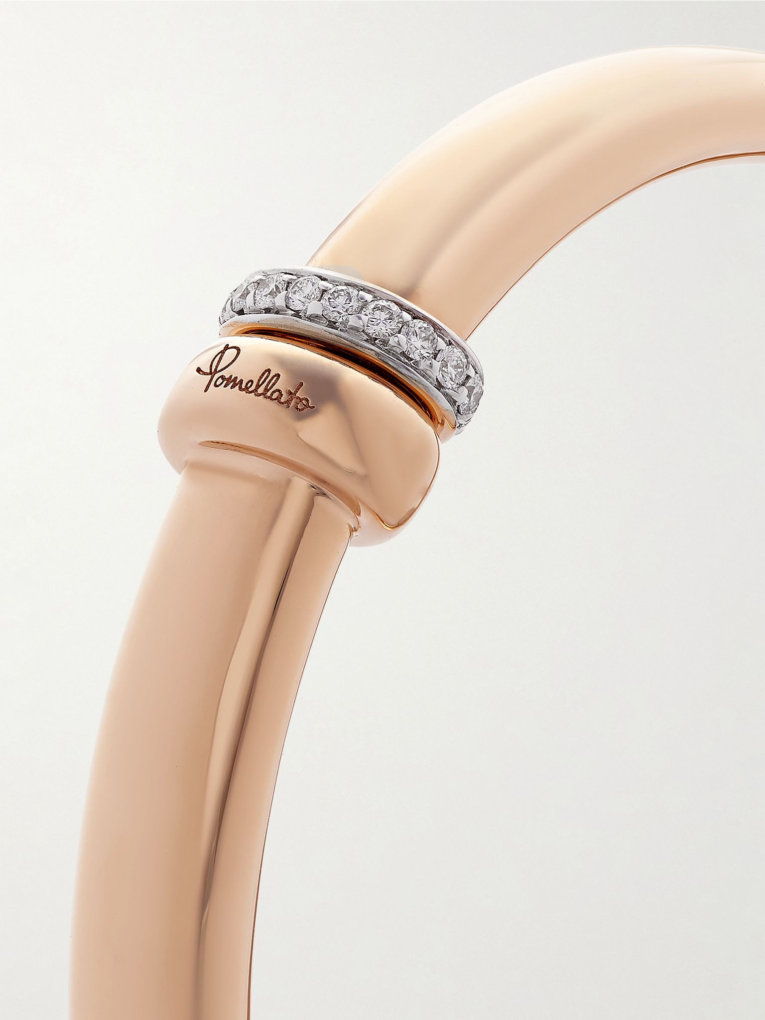 Iconica 18-karat rose and white gold diamond bracelet Gold - 4