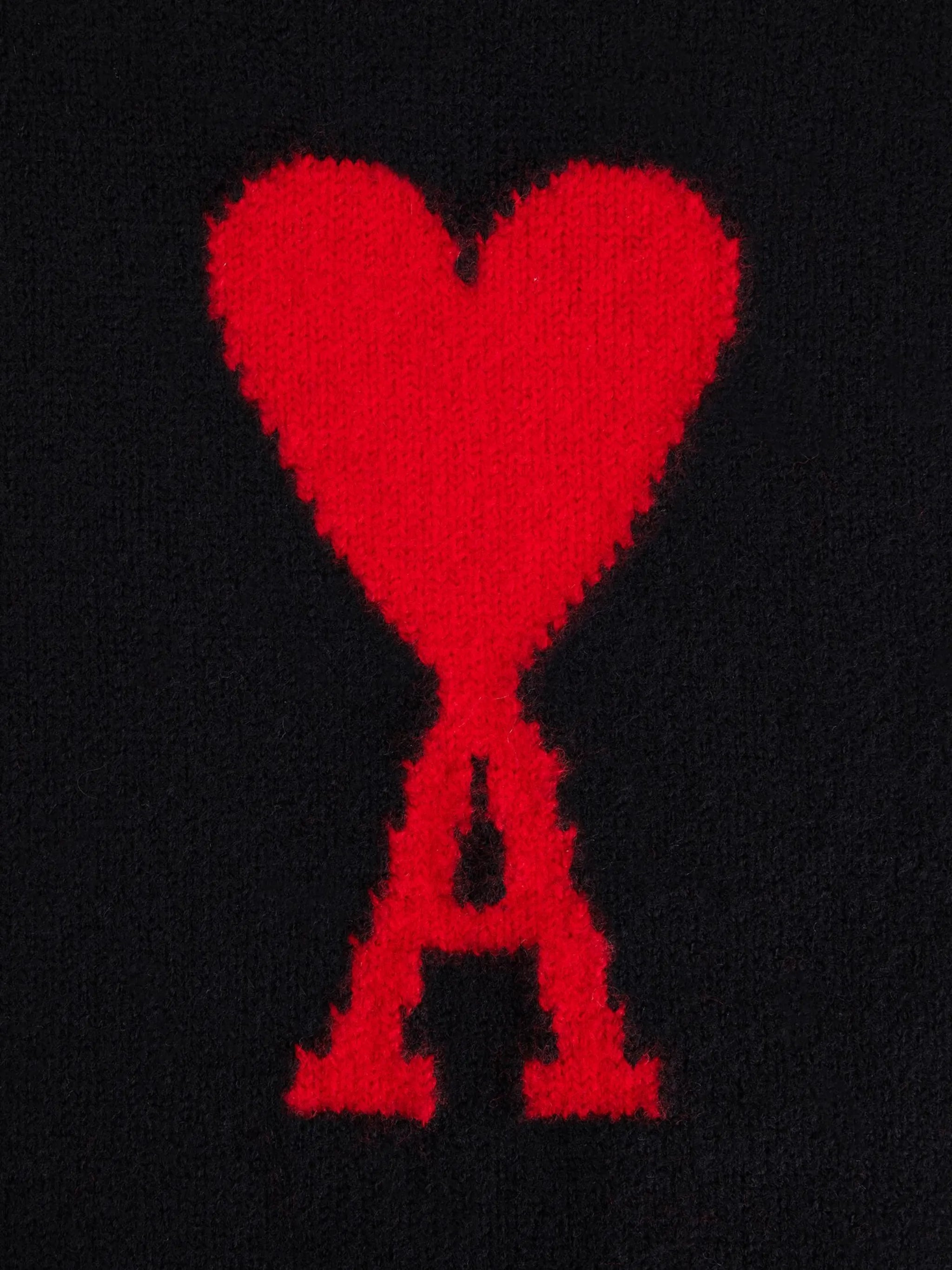 Ami Paris Ami De Coeur Roll-neck Wool Jumper - 2