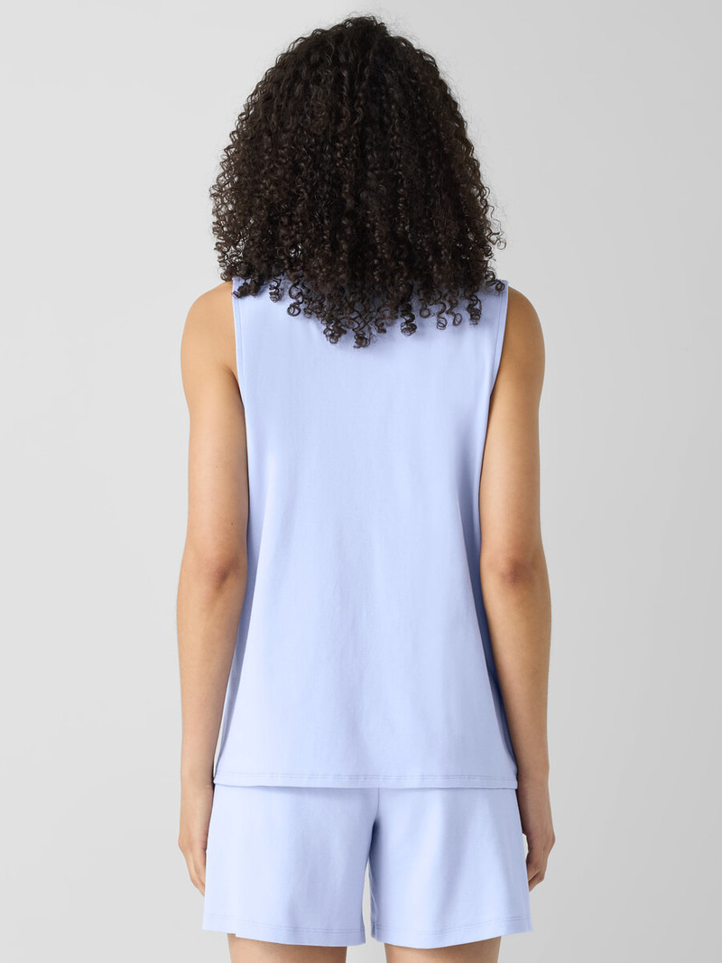 Organic Cotton Interlock U-Neck Sleep Tank 4