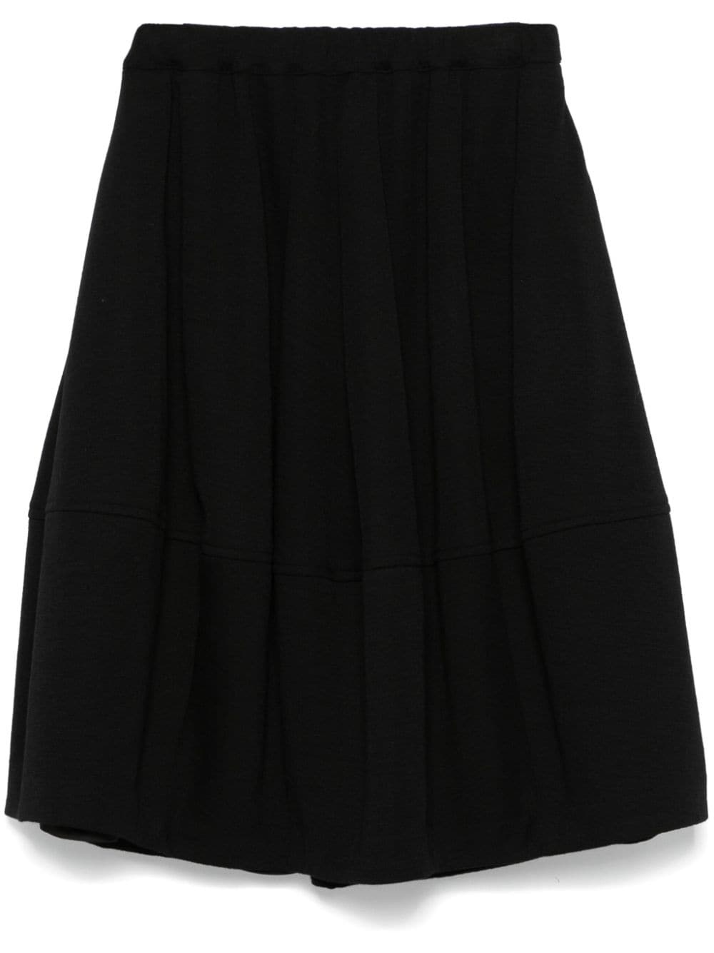 Comme des Garçons Comme des Garçons wool midi skirt | REVERSIBLE