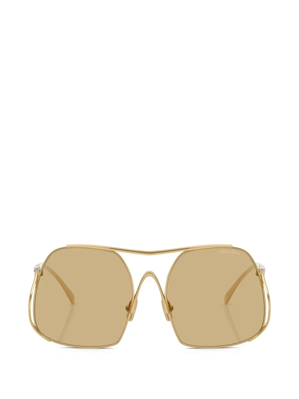 square-frame sunglasses - 1