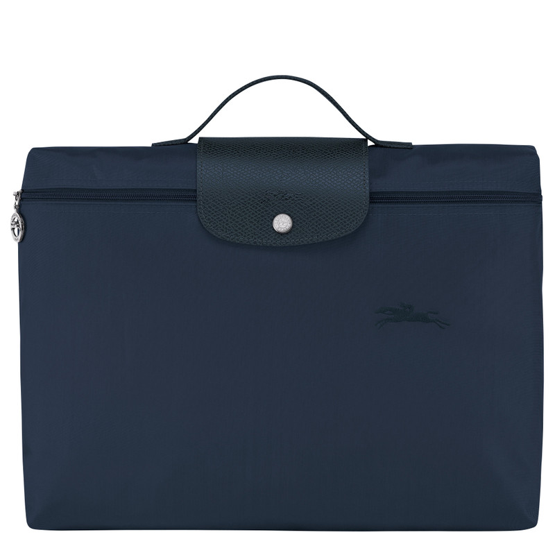 Le Pliage Green S Briefcase Navy - Recycled canvas 1