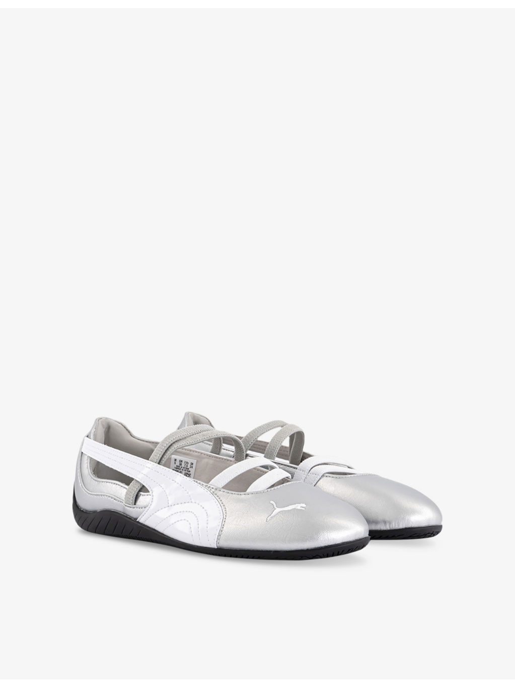 Speedcat Ballet Metallic-Leather Low-Top Trainers - 3