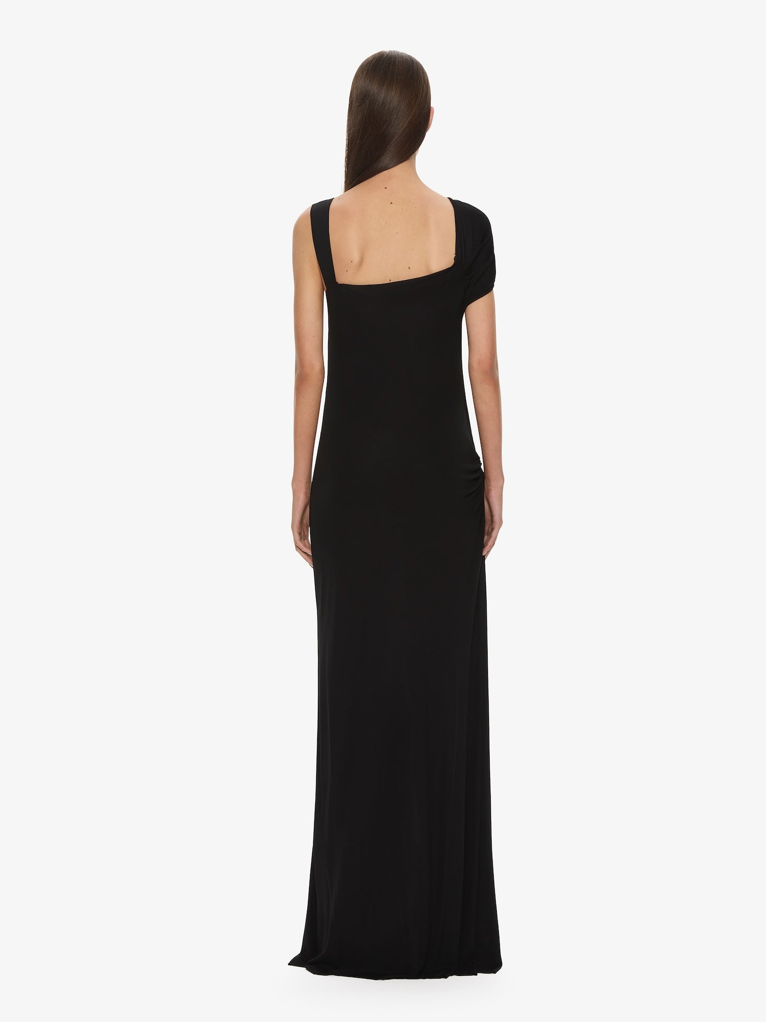 Veer Spiral Crystal Draped Jersey Dress - 5