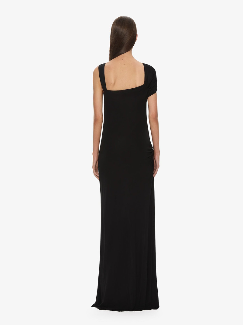 Veer Spiral Crystal Draped Jersey Dress 5