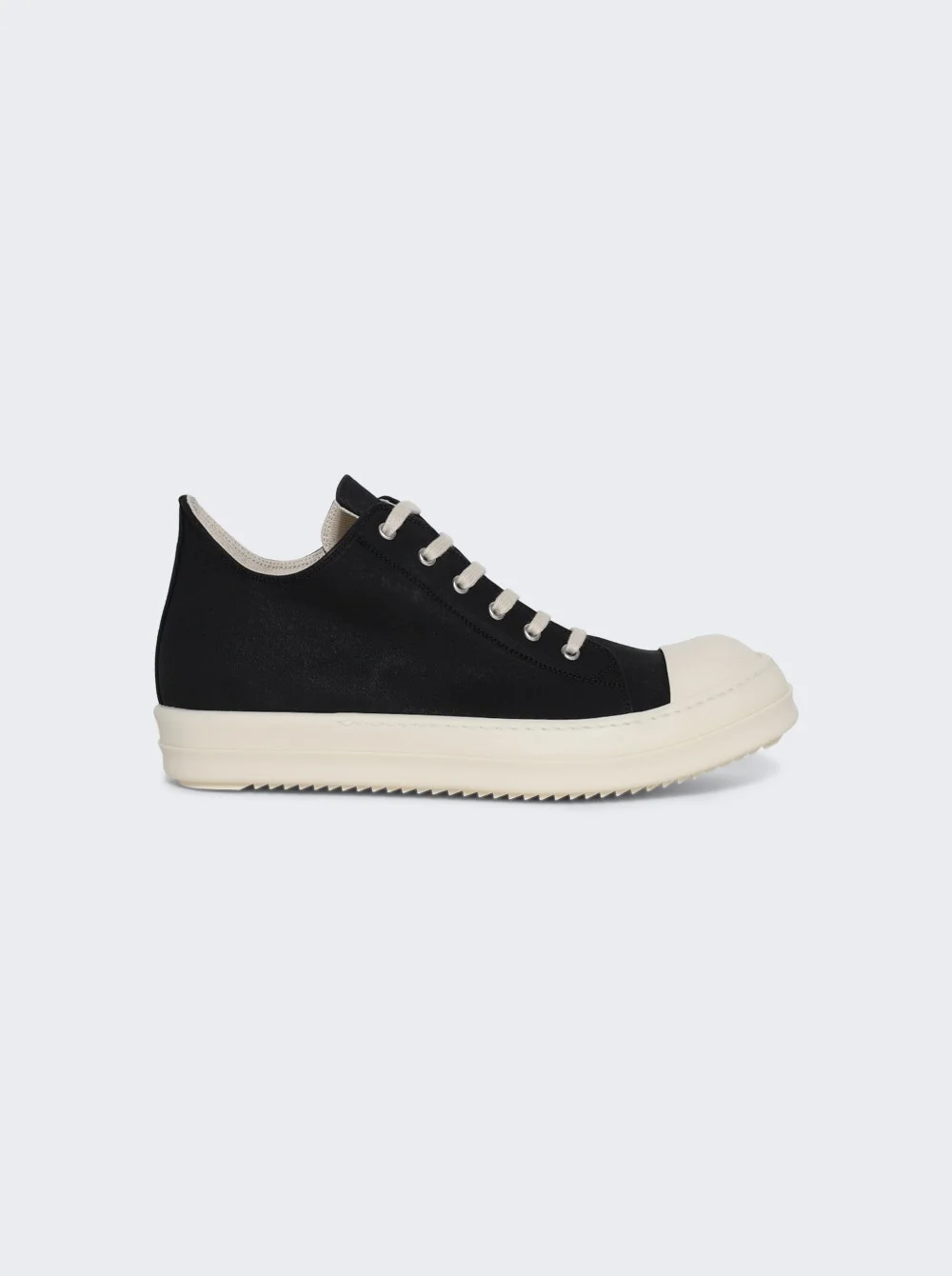 Temple Low Denim Sneakers Black And Milk - 1