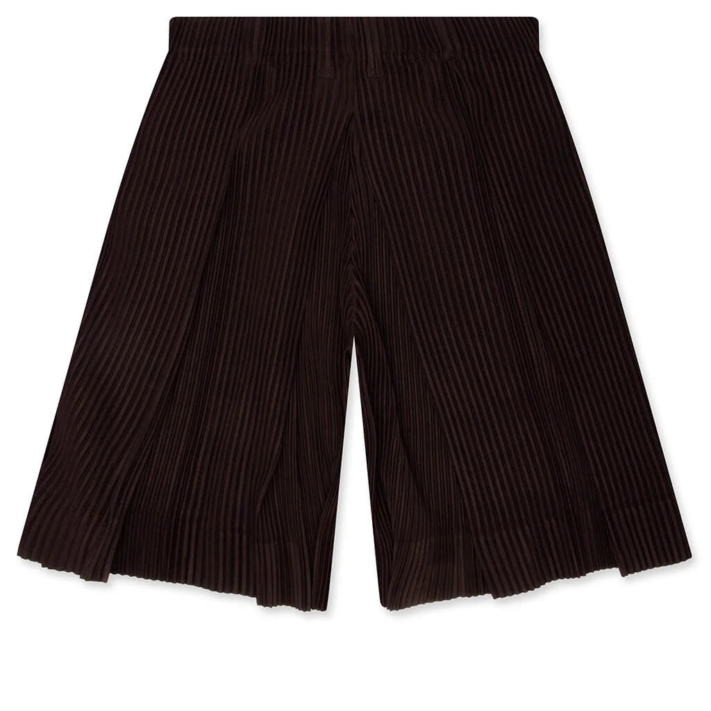 TAILORED PLEATS 2 - EGGPLANT BLACK - 1