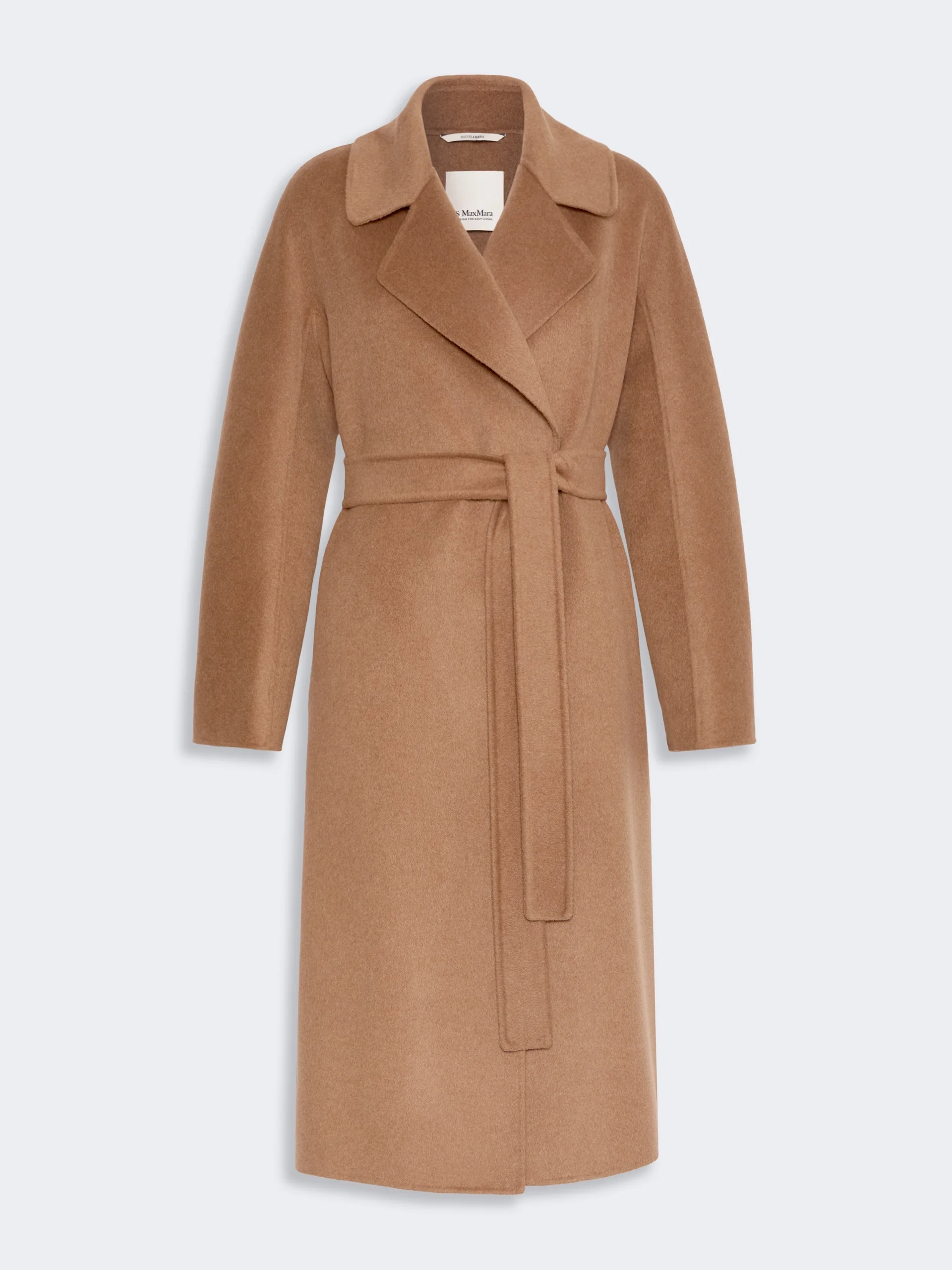 ARIS Wool, cashmere and angora midi coat - CAMEL - 1
