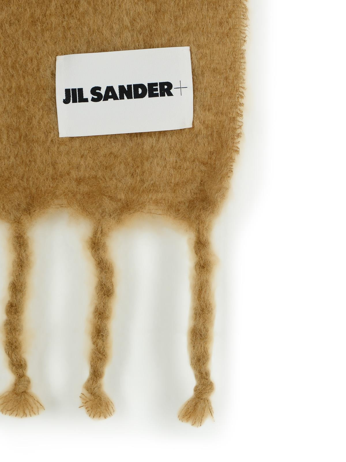 Jil Sander Beige Mohair Blend Scarf Men - 3