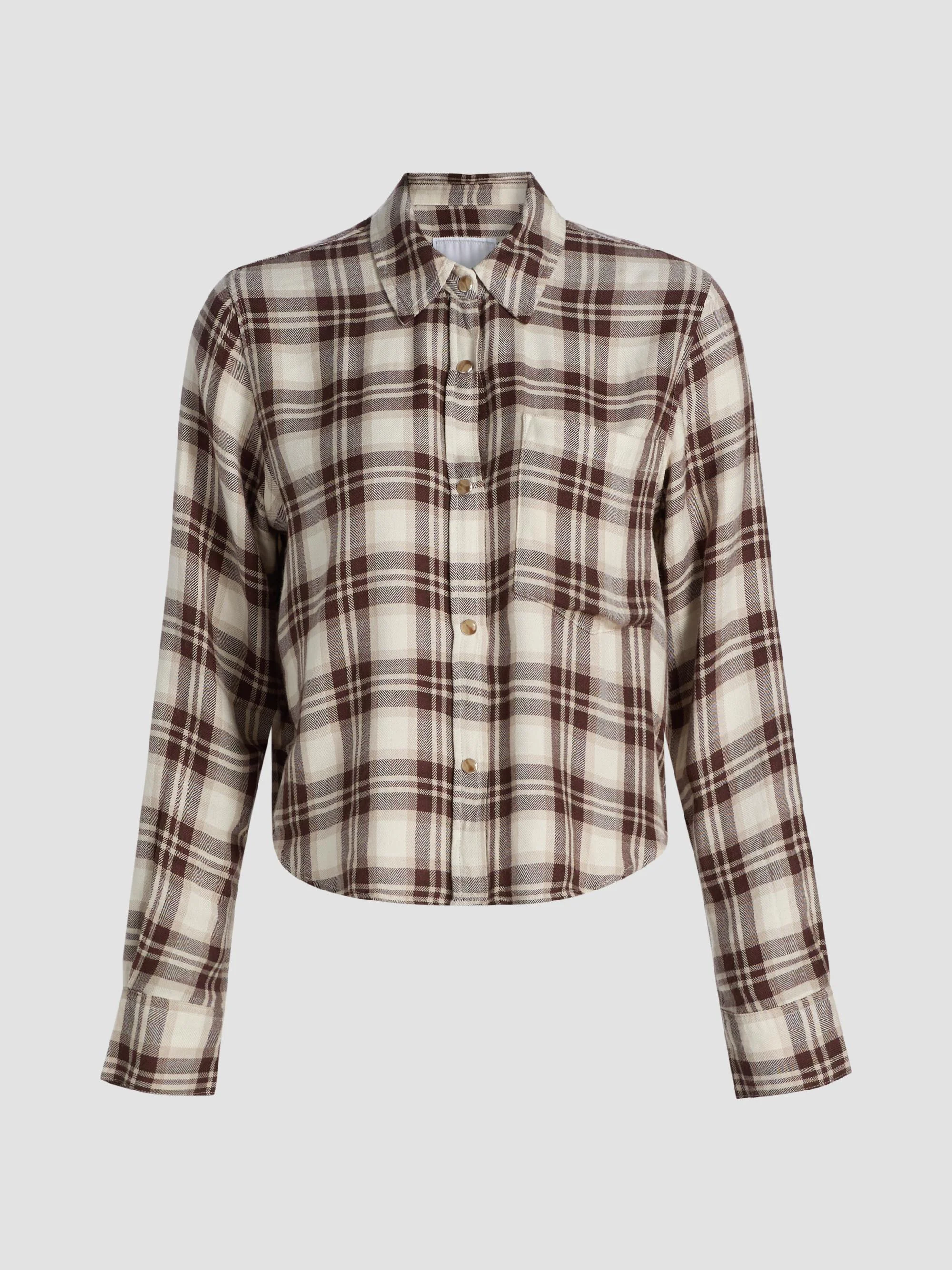 Women's Malin Plaid Shirt - Birch Hickory - 1