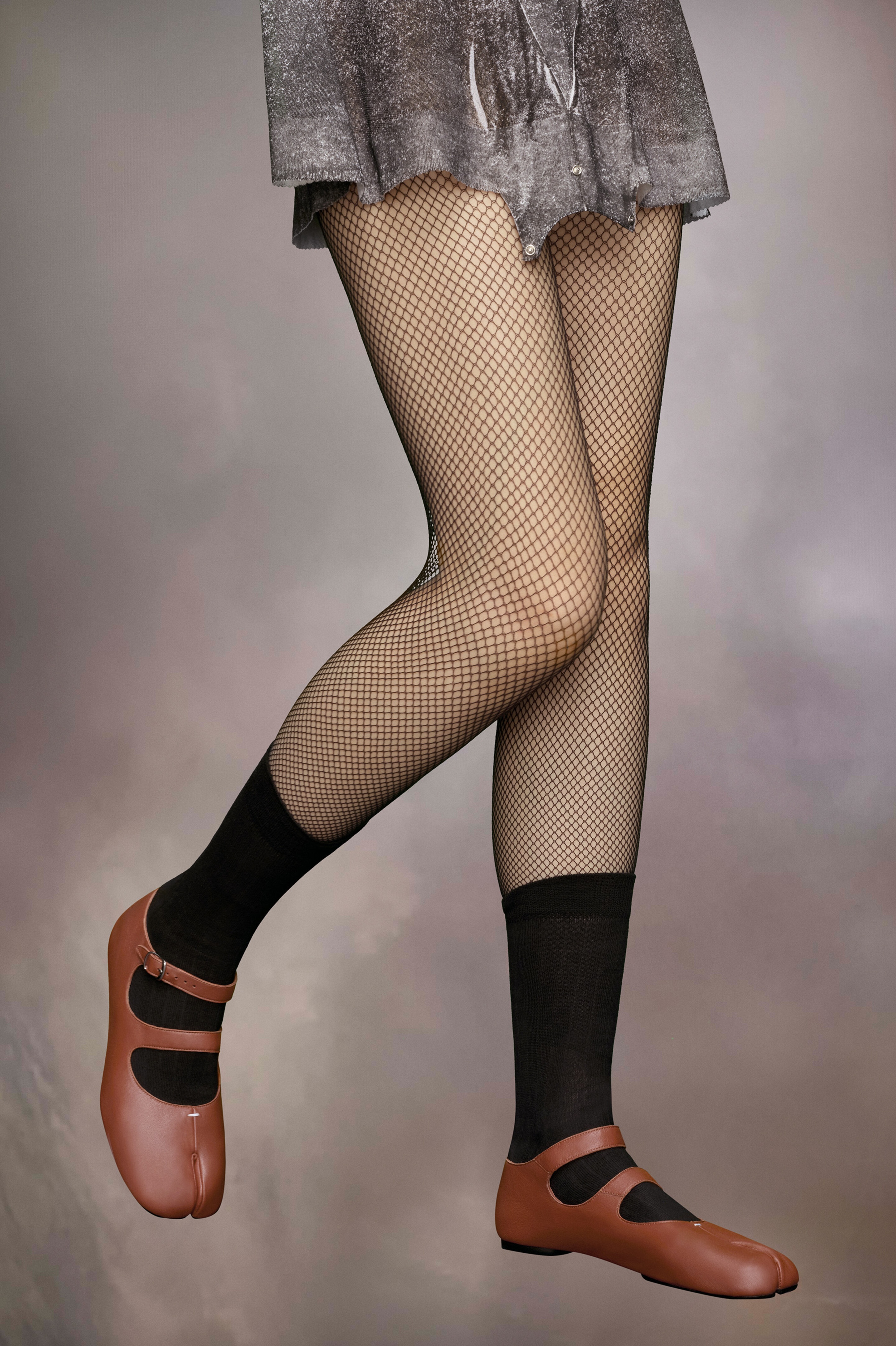 Tabi calfskin ballerinas - 6