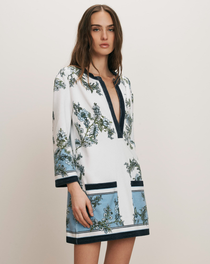 VERONICA BEARD BRIARCLIFF TERRY TUNIC DRESS outlook