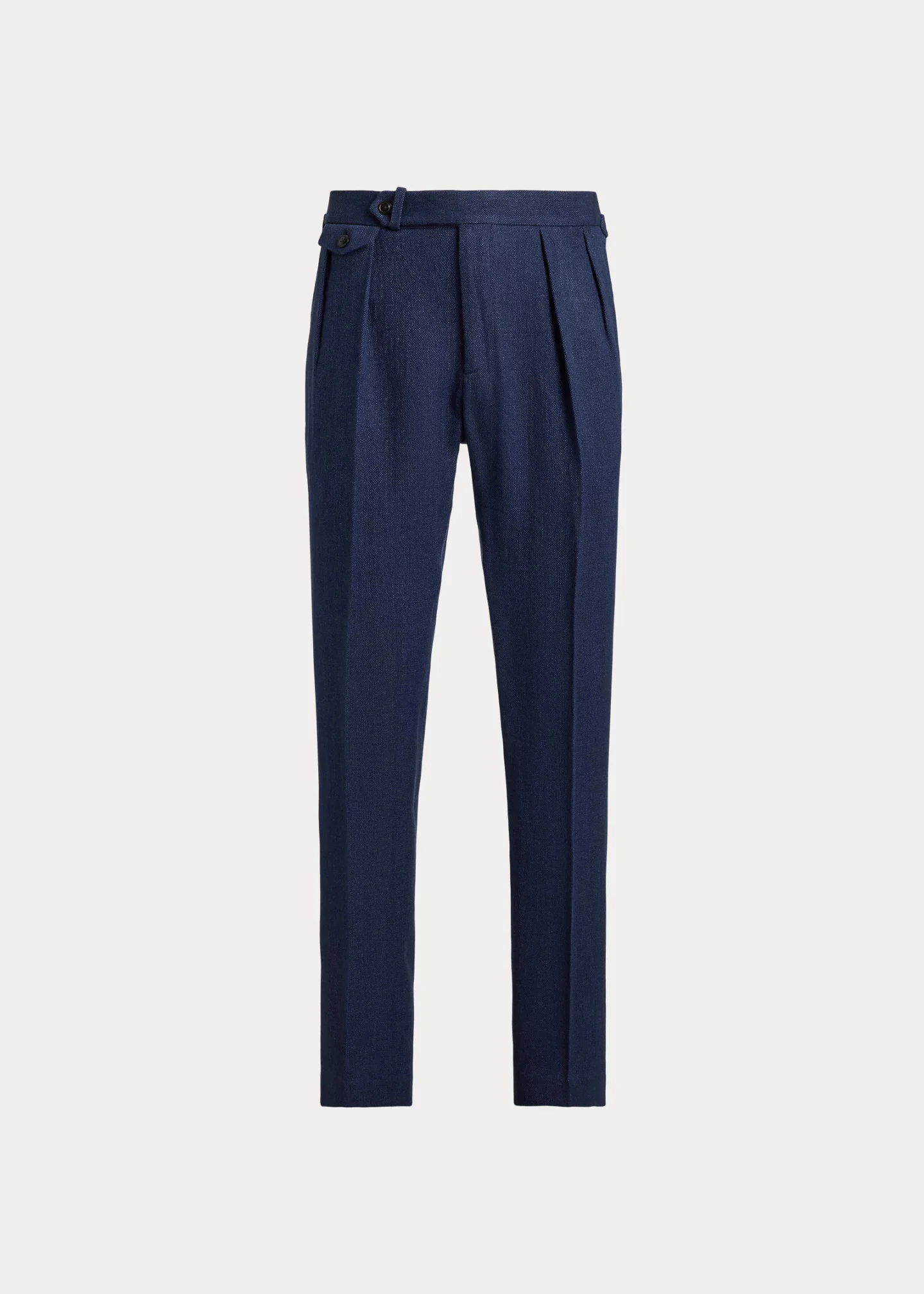 Pleated Linen Suit Trouser - 1
