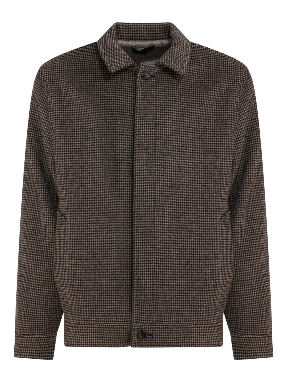 checked bomber jacket - 1