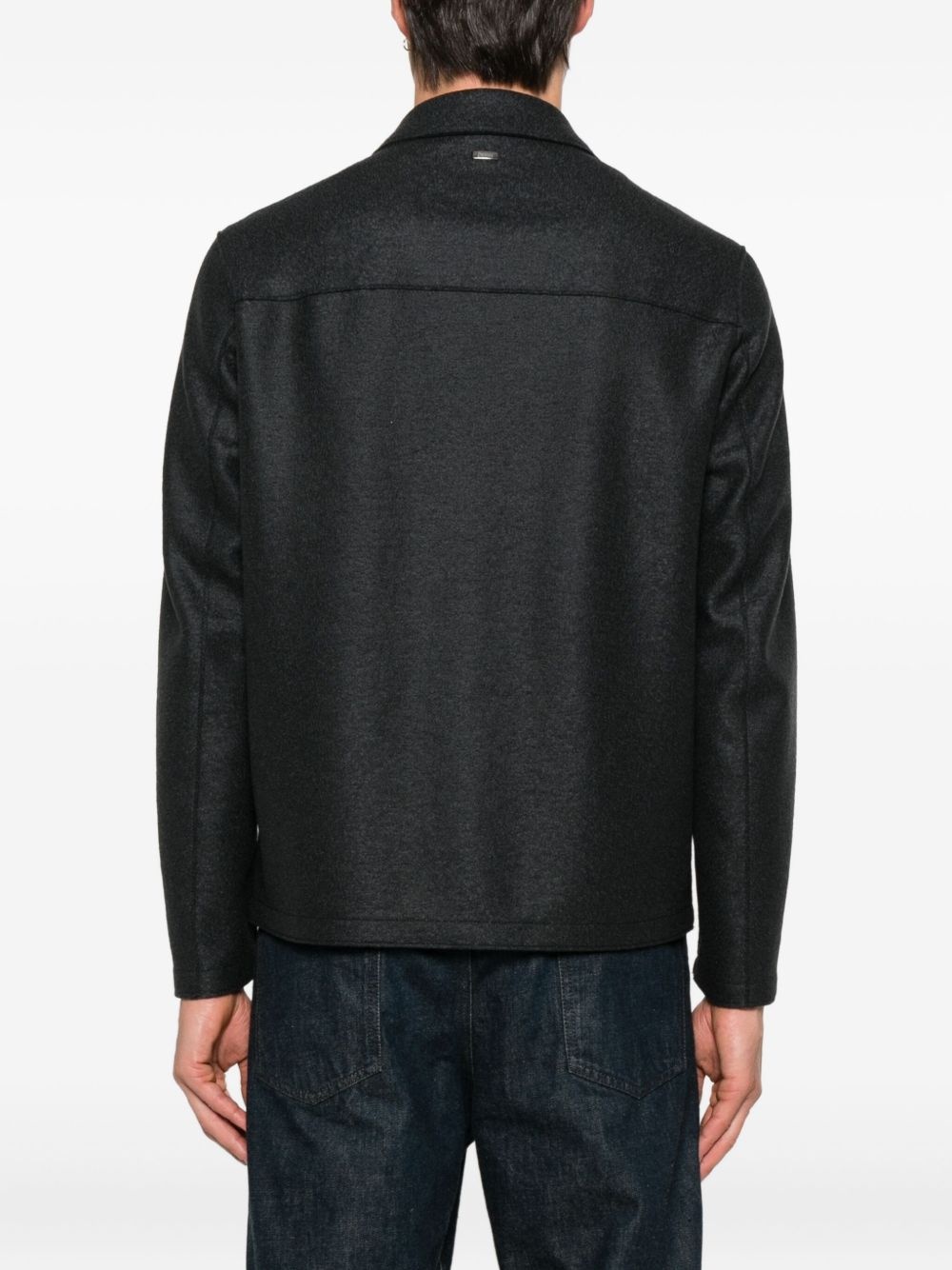 button-fastening patch-pocket jacket - 4