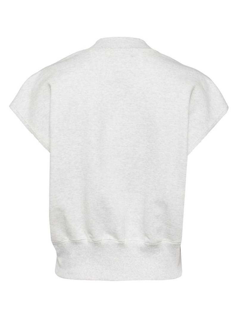 Kolor cotton sleeveless sweatshirt outlook