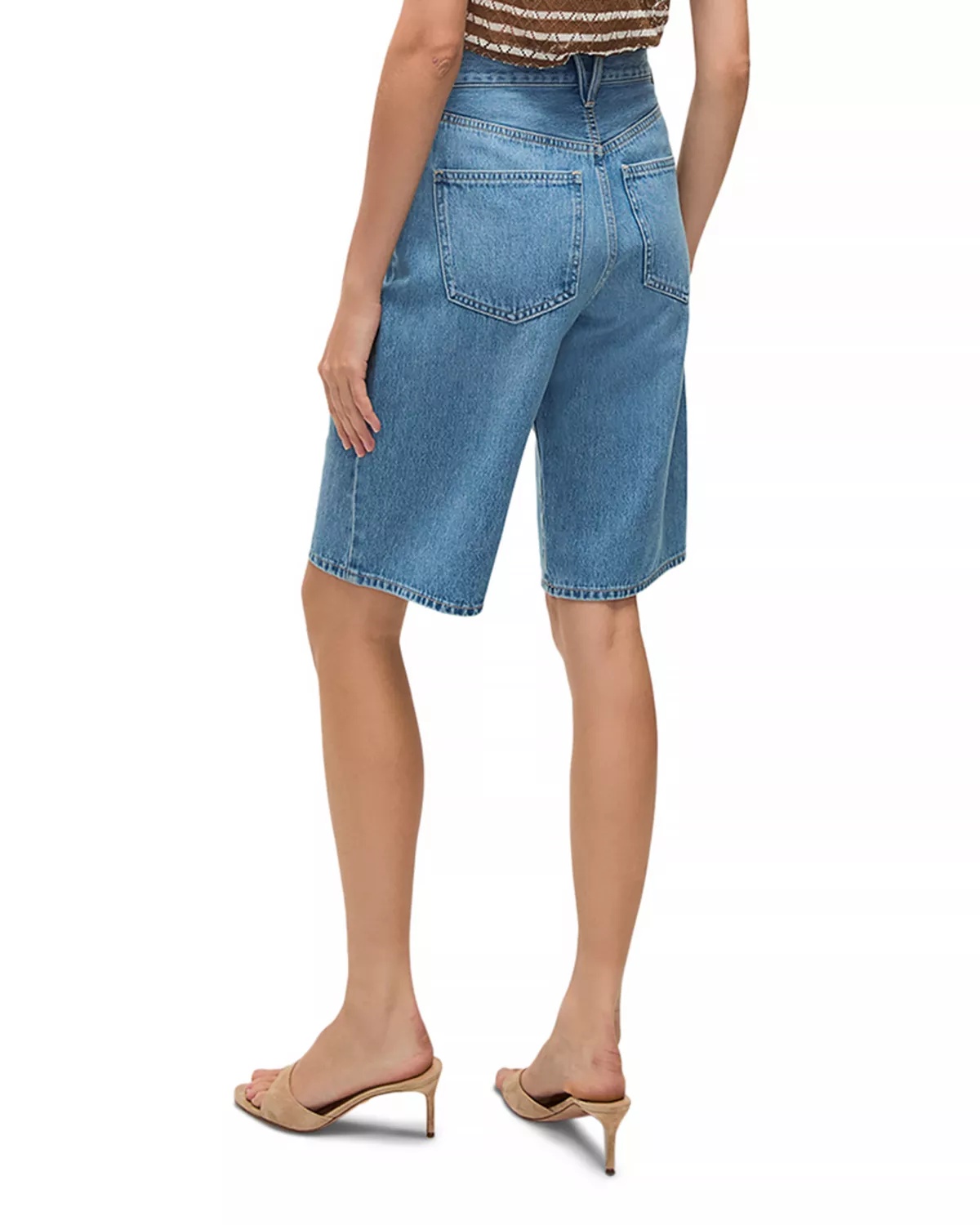 Charlotte Denim Bermuda Shorts - 2