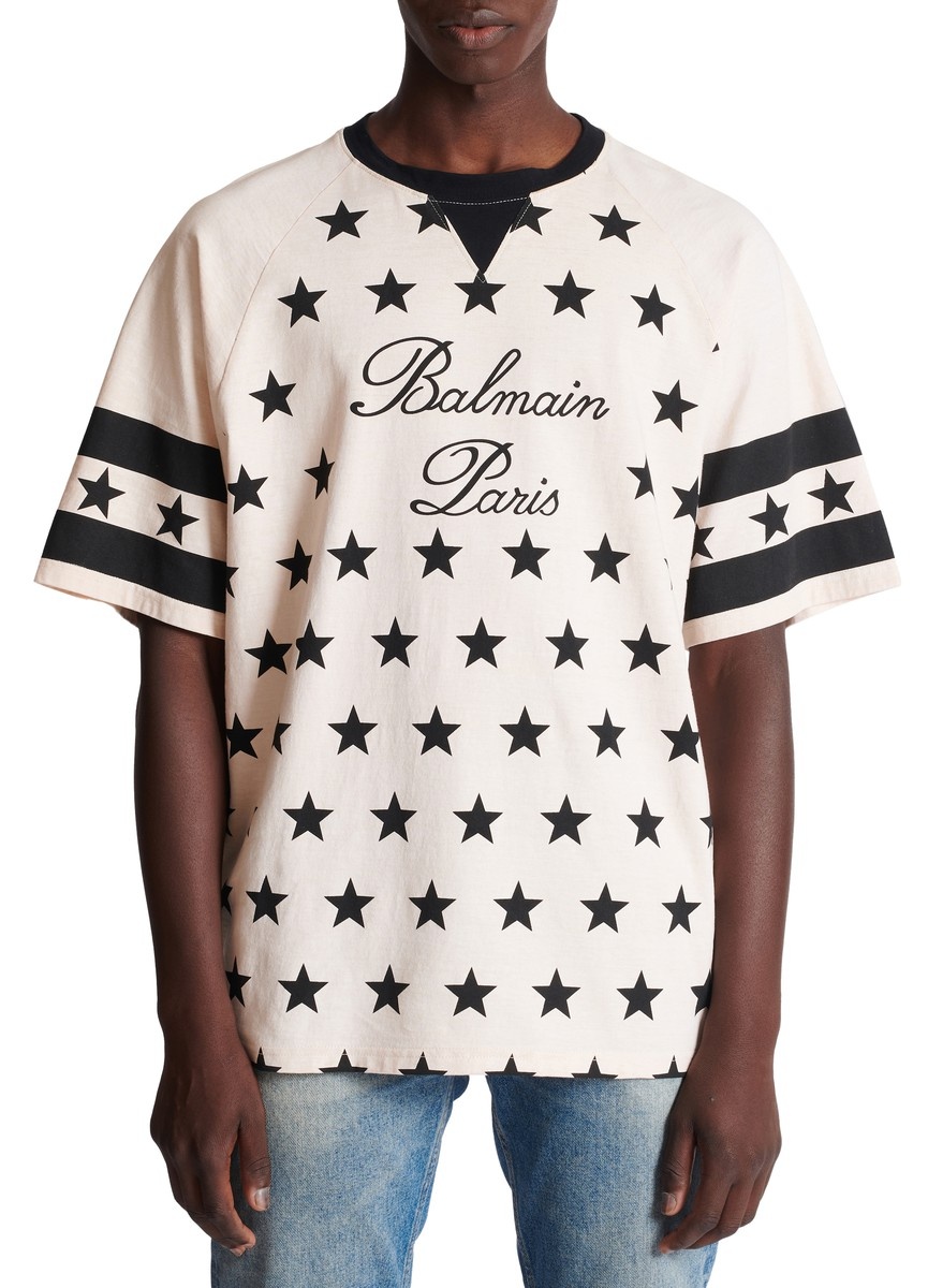 Balmain Signature Stars T-Shirt - 2