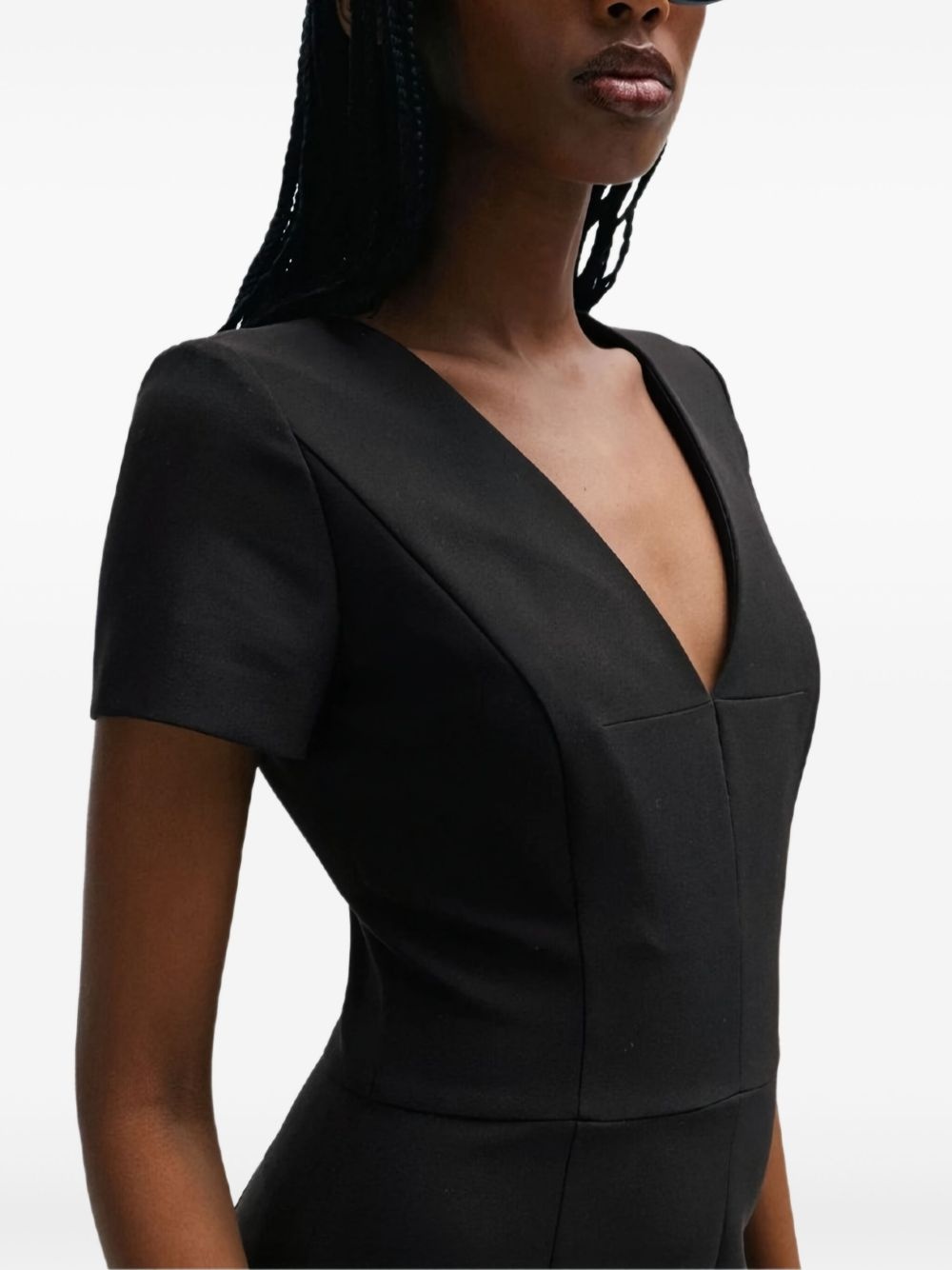 V-neck dress - 5