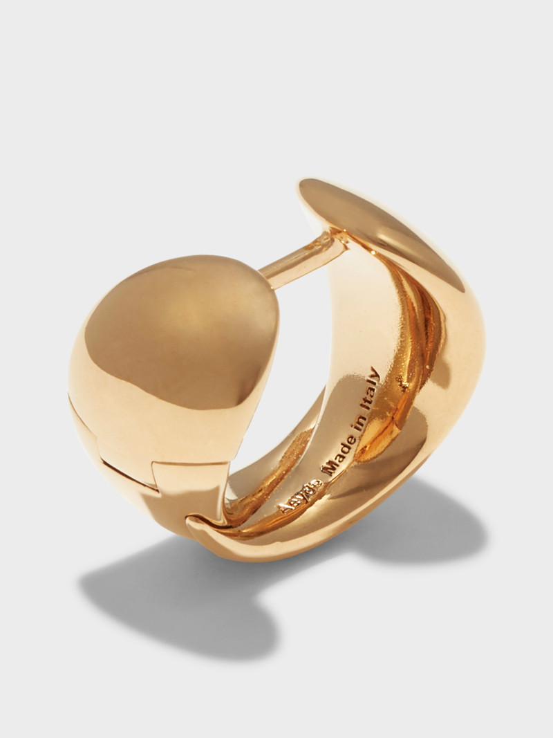 Aeyde Junior Medium 18kt Gold-Plated Earrings outlook