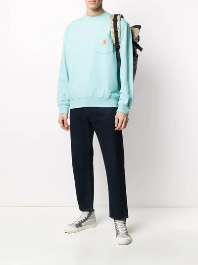 Carhartt patch-pocket sweatshirt  outlook