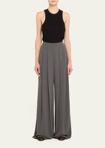 L'AGENCE Nova Mid-Rise Wide-Leg Pleated Pants outlook