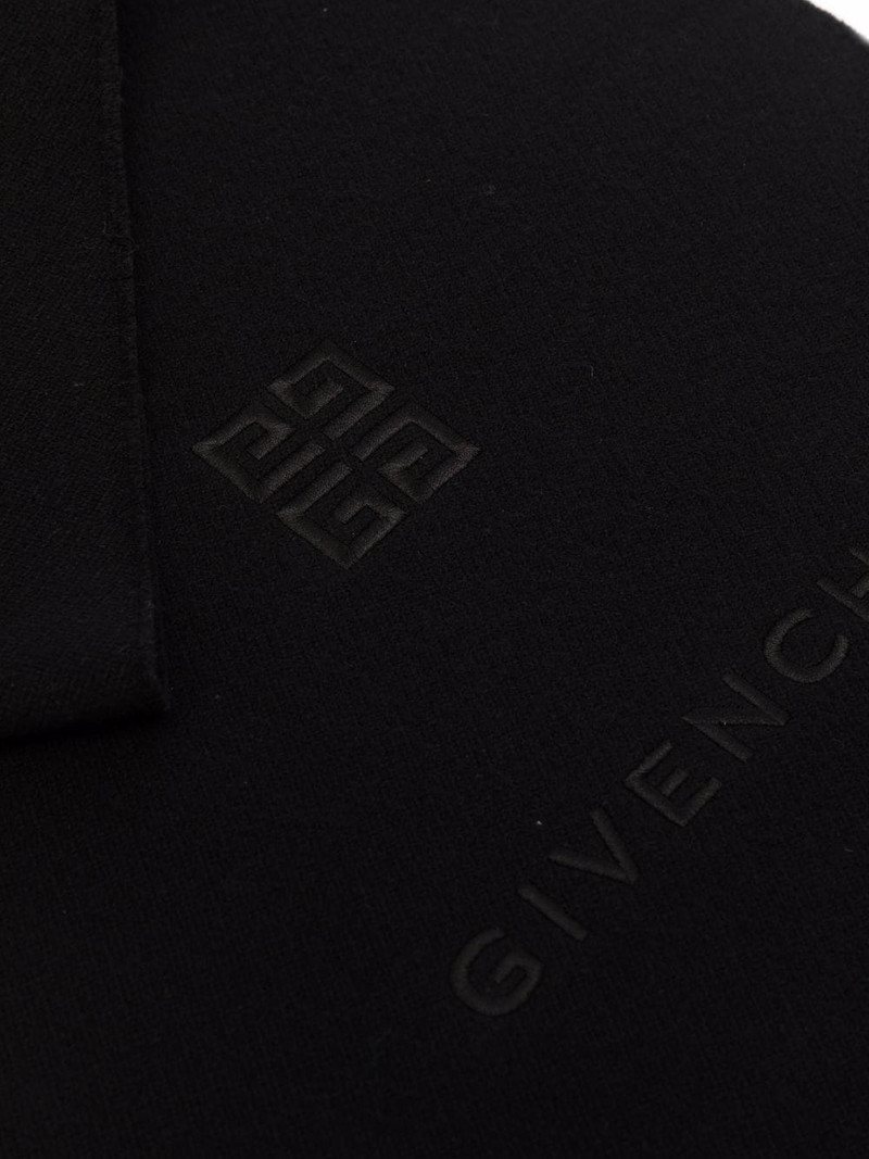 Givenchy GRECA-EMBROIDERED WOOL-CASHMERE SCARF outlook