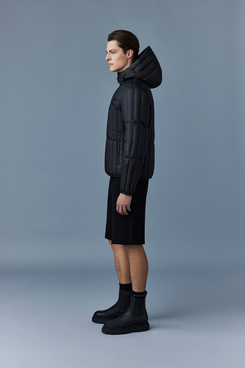 MACKAGE PETER Translucent ripstop light down jacket with hood outlook