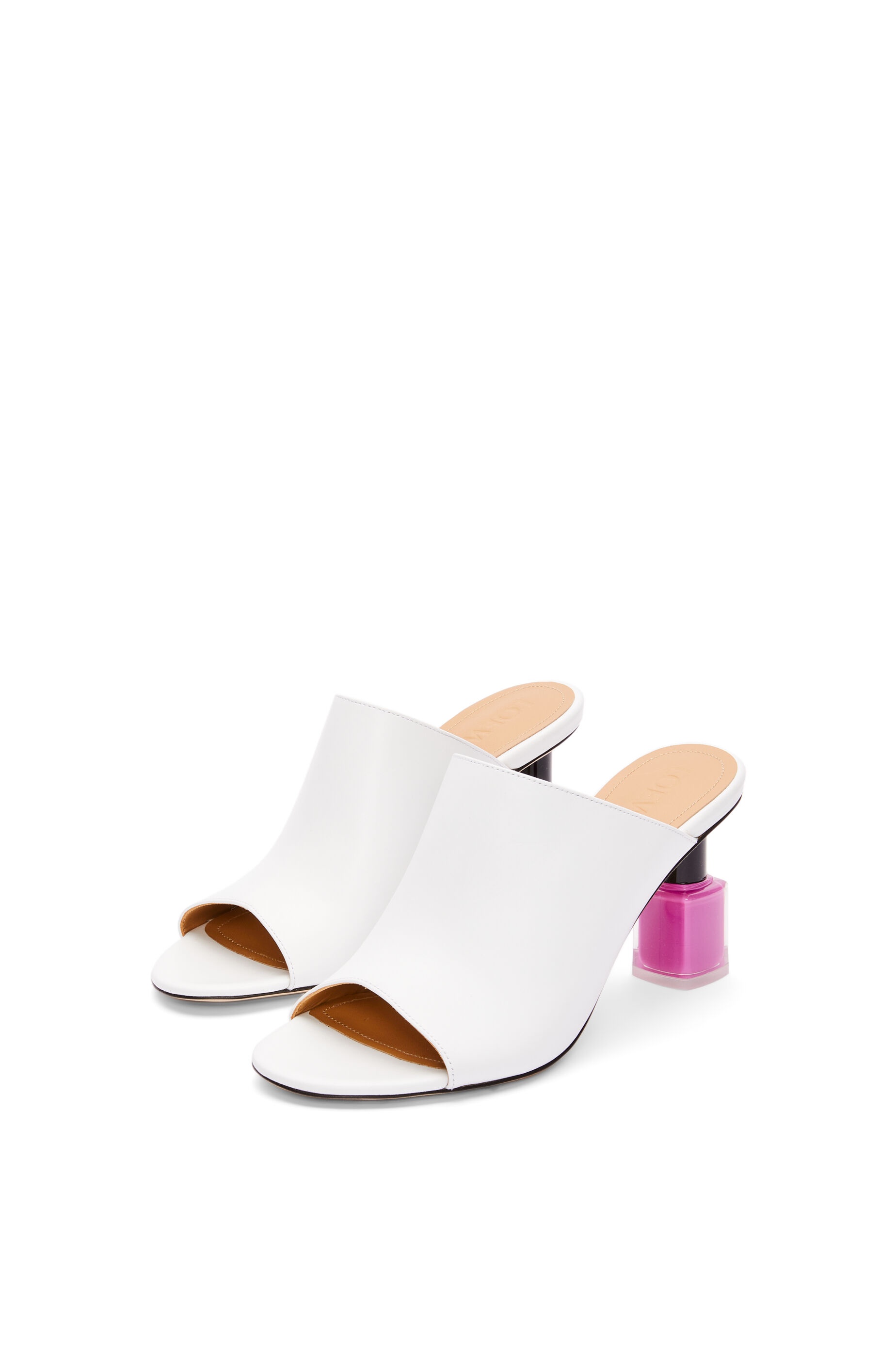 Loewe Nail polish mule in calfskin | REVERSIBLE