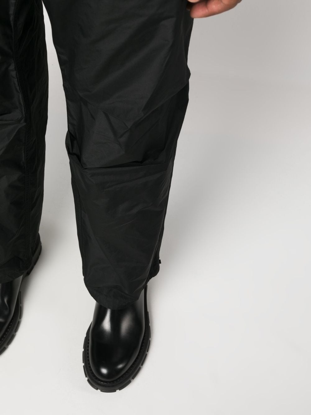 mid-rise straight-leg trousers - 5
