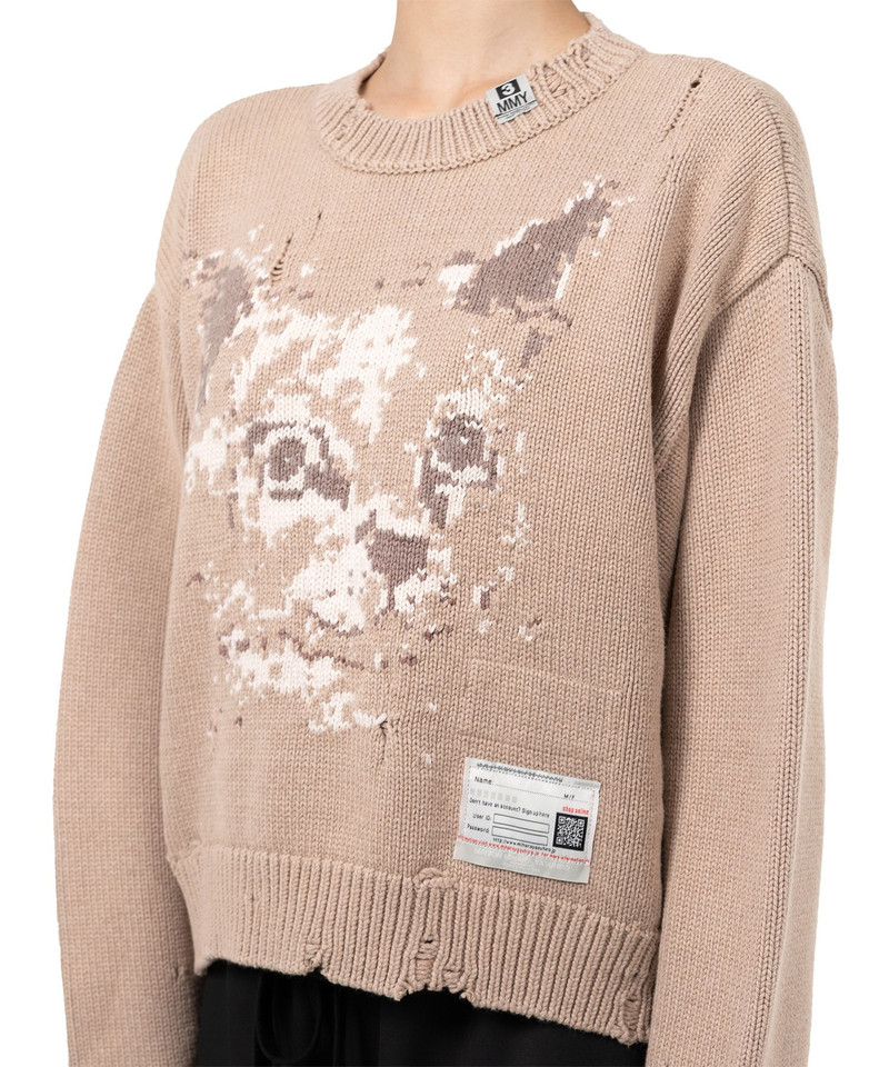 Cat Jacquard Knit Sweater 18