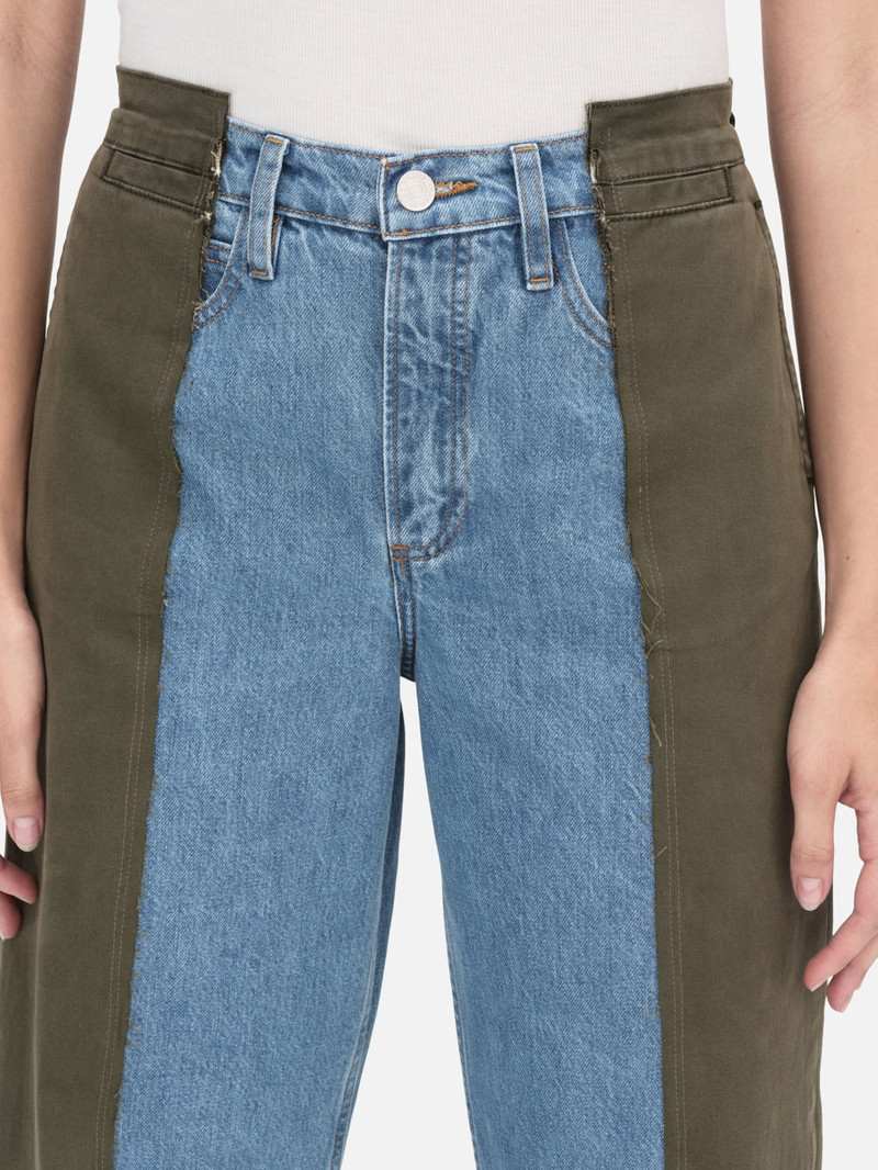 Le Mix Chino in Washed Fatigue 6