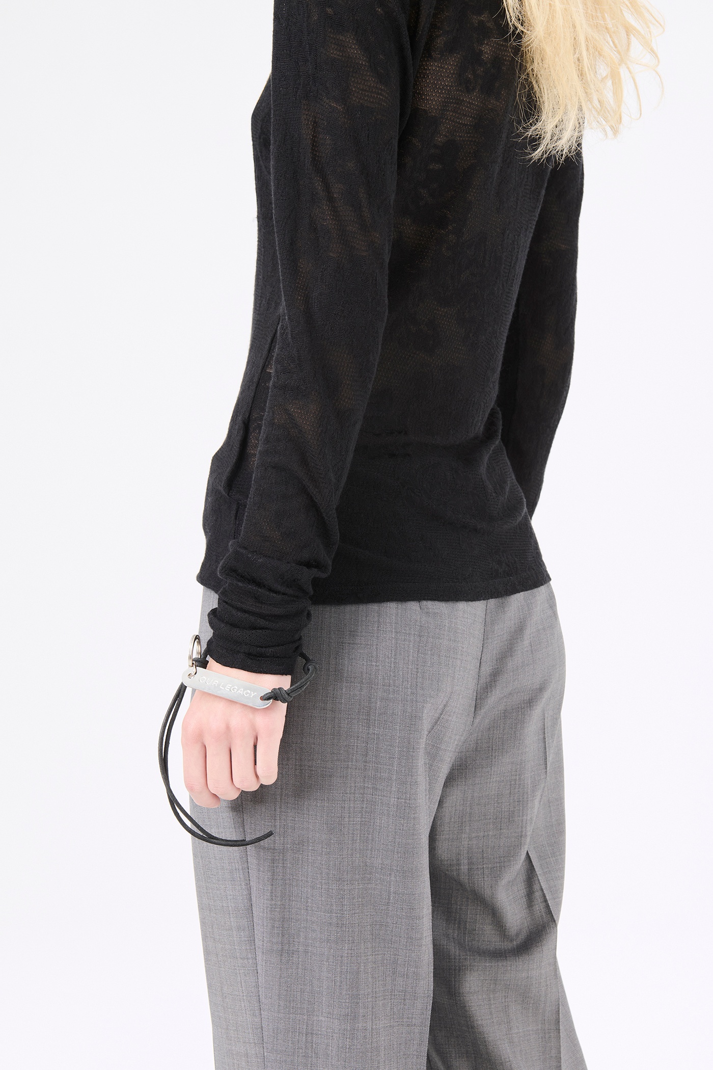 Super Slim Longsleeve Black Romantic Thermal Paisley - 6