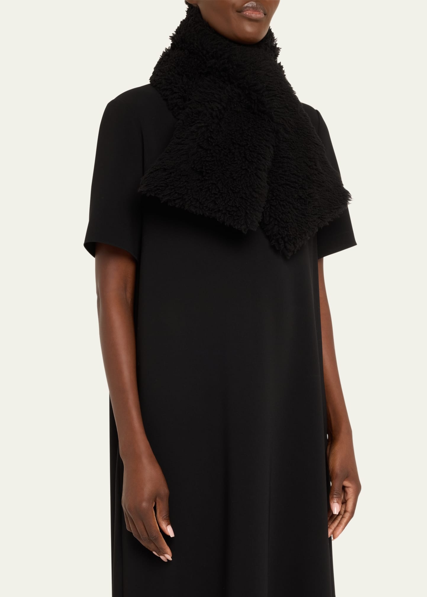 Sheep Shearling Scarf - 3