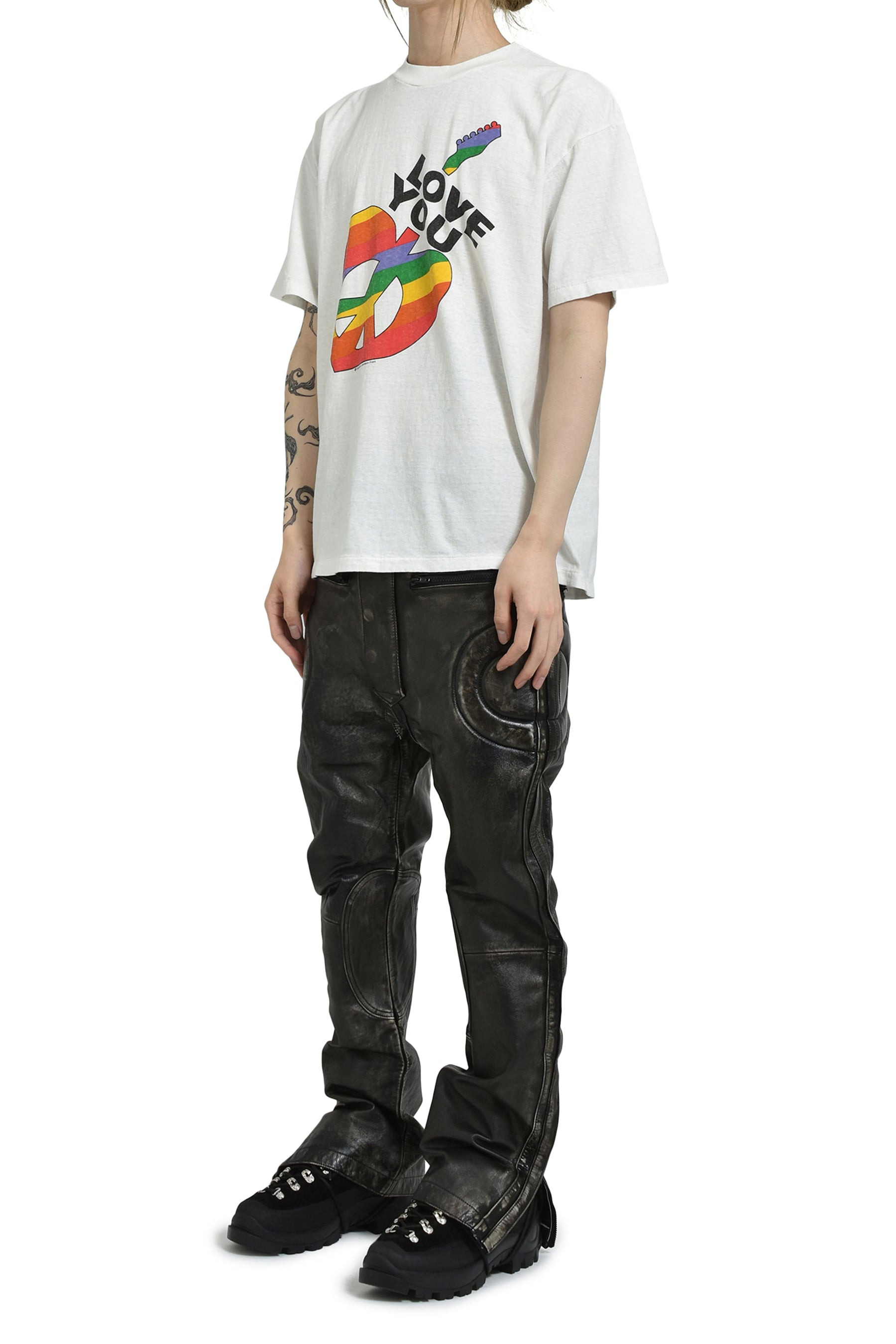 S/S T-SHIRT PEACE / WHT - 4