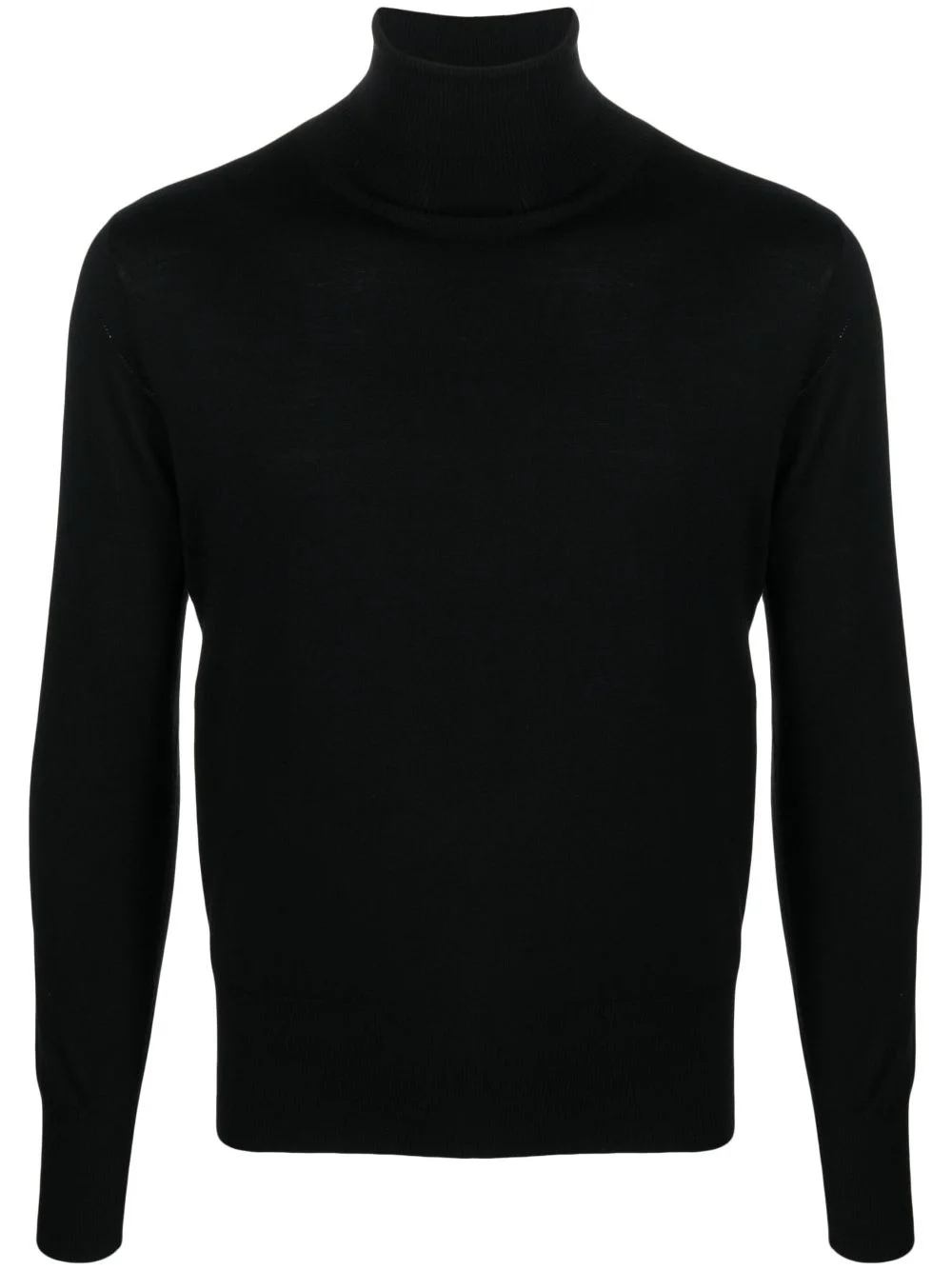 high-neck drop-shoulder jumper - 1