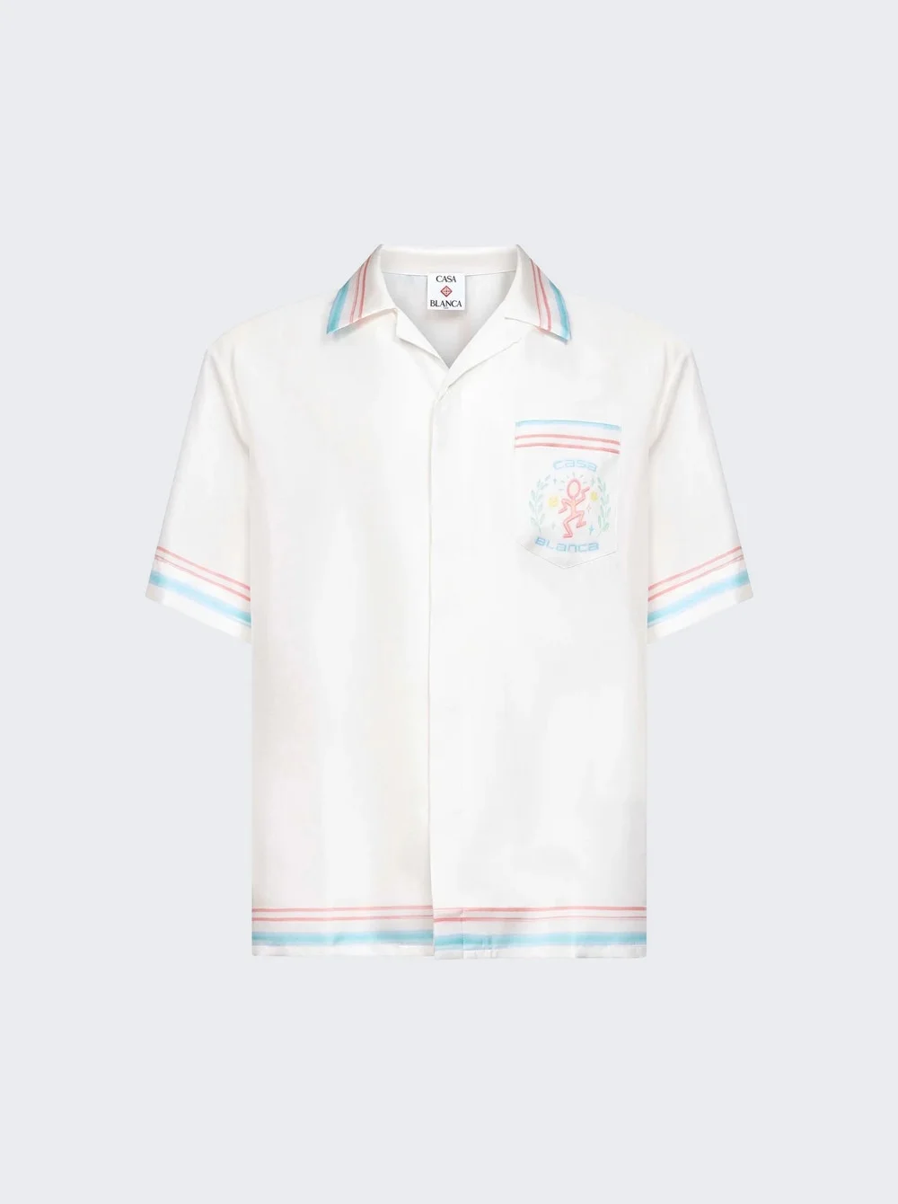 Dance Joy Cuban Collar Shirt White - 1