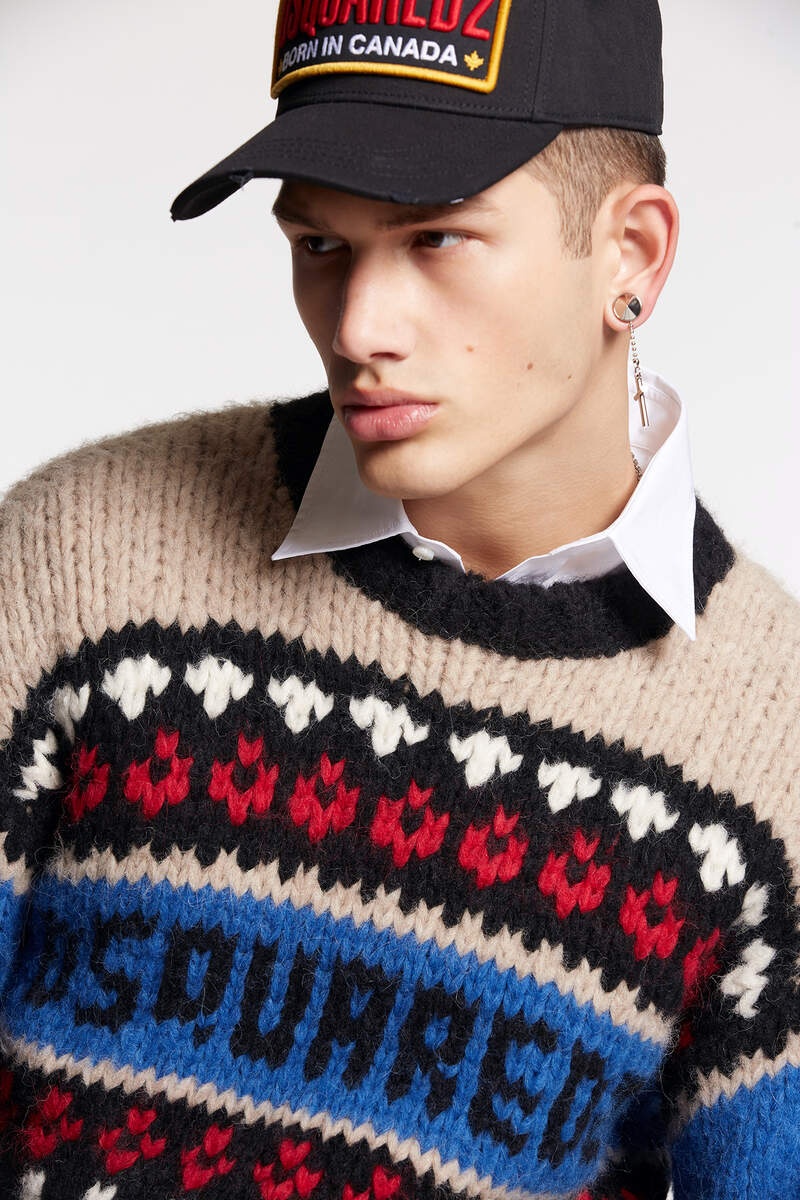 DSQUARED2 JACQUARD KNIT - 3