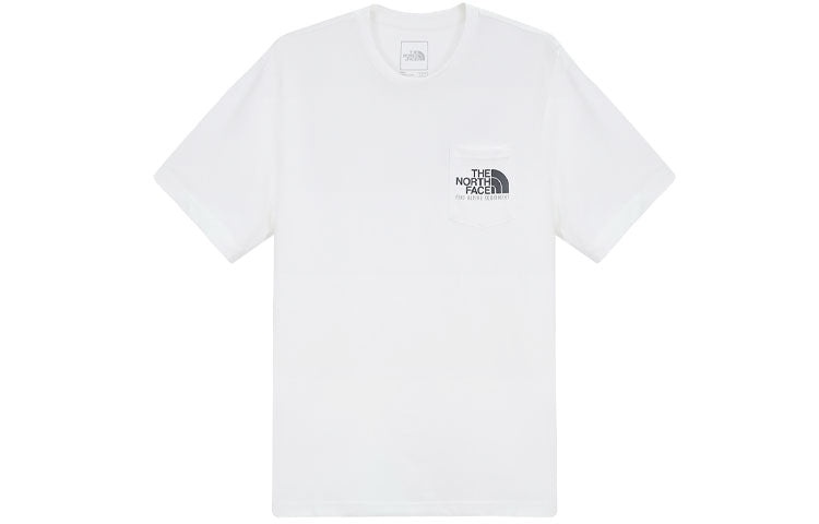 THE NORTH FACE Logo Woodcut Dome T-Shirt 'White' NF0A4U9L-FN4 - 1