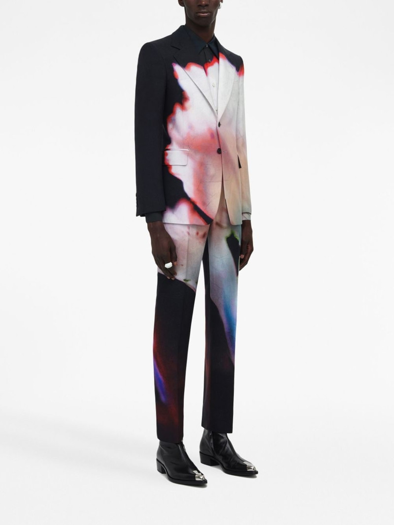 Solarised Flower single-breasted blazer 3