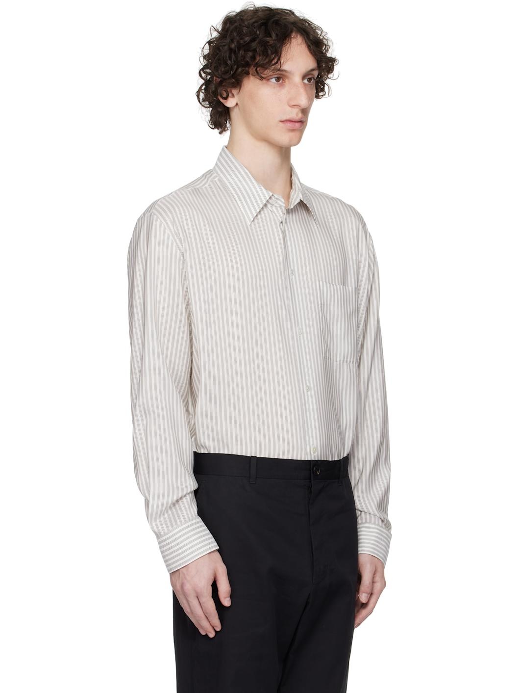 White & Gray Feme Shirt - 2