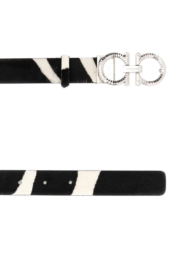 FERRAGAMO printed reversible belt outlook